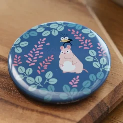 Badge Boh Mouse & Oiseau - Le Voyage de Chihiro