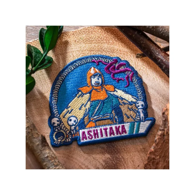 Badge broderie autocollant Ashitaka - Princesse Mononoké