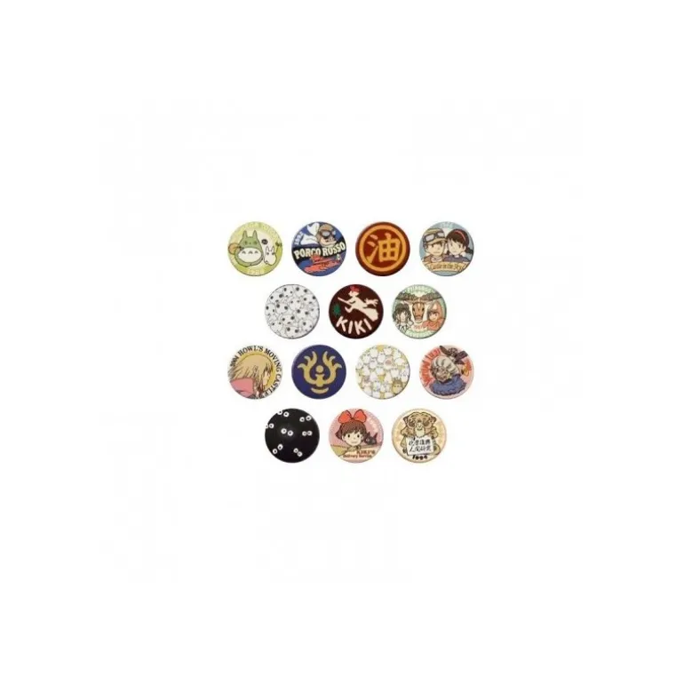 Badge Mystere Couleur Bleu - Studio Ghibli