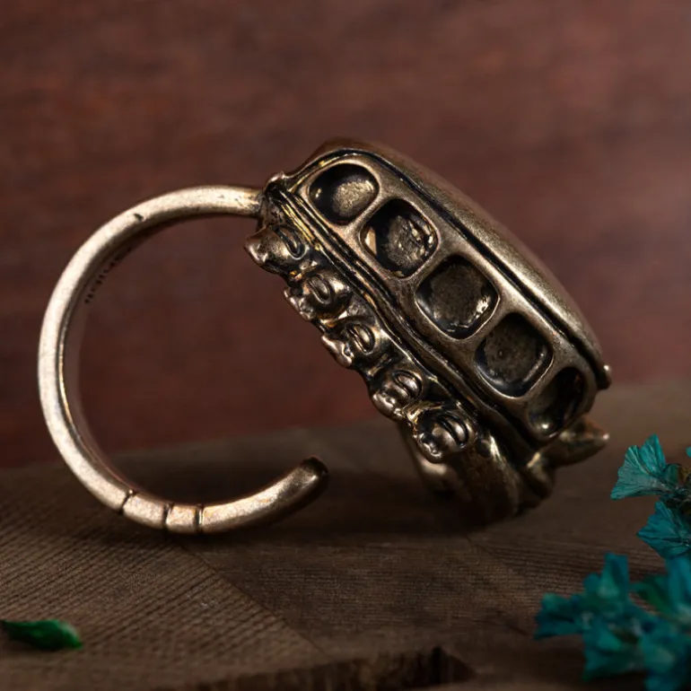 Bague vintage Chatbus - Mon Voisin Totoro