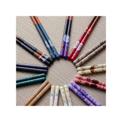 Baguettes laquées 21cm Esquisses Brun - Kiki la petite sorcière