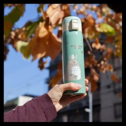 Bouteille Thermos 480ml Vert pâle mat - Mon Voisin Totoro