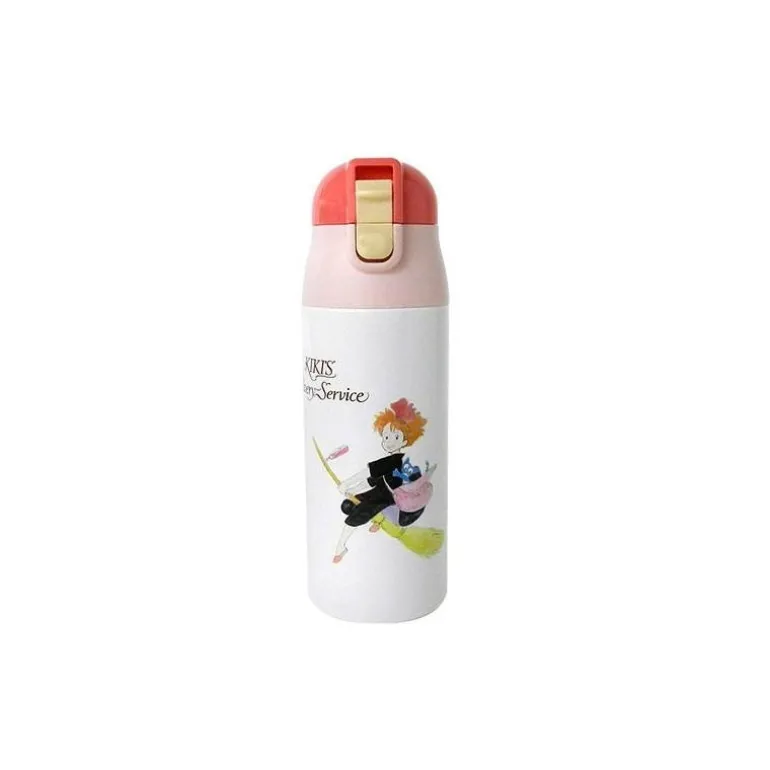 Bouteille Thermos One Push Aquarelle - Kiki la petite sorcière