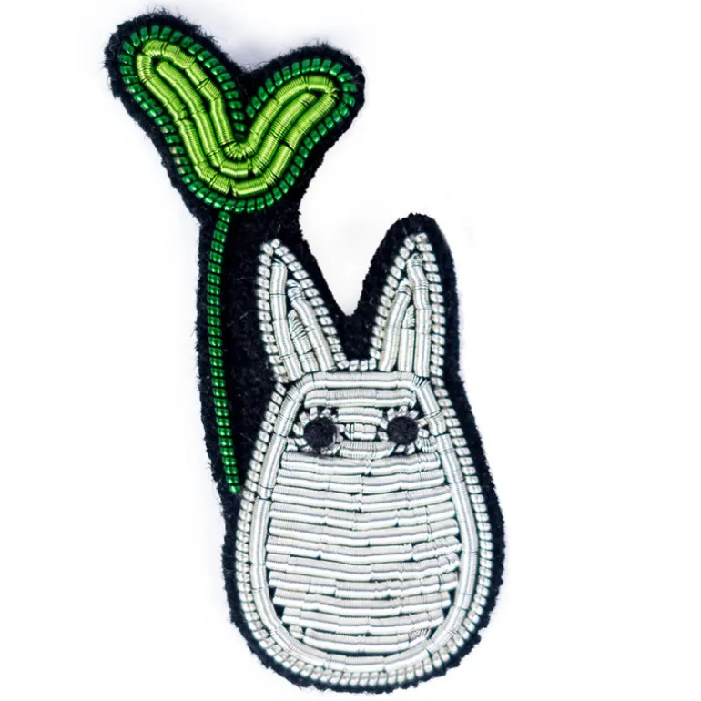 Broche Cannetille Totoro blanc - Mon voisin Totoro