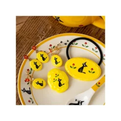 Broche fantaisie jaune Jiji - Kiki la petite sorcière