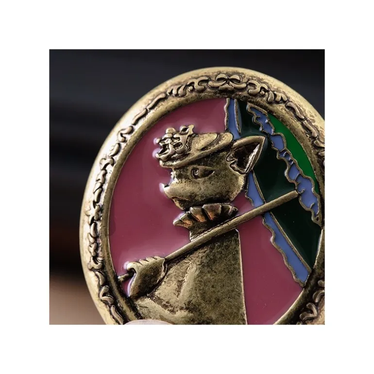 Broche vintage Louise - Le Royaume des chats