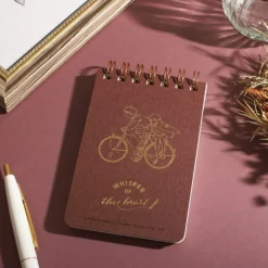 Carnet à spirales gauffré 11,5×7,2cm Seiji & Shizuku - Si tu tends l'