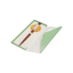 Carte Cadeau Avec Baguettes Totoro Blanc - Mon Voisin Totoro
