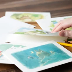 Carte de vœux aquarelle 24 x 15,8 cm Chihiro - Le Voyage de Chihiro