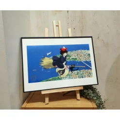 CELLULOID D'ART KIKI LIVRE UN CADEAU- STUDIO GHIBLI