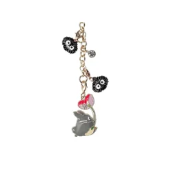 Chaînette Charms Totoro Gris & Fleur - Mon Voisin Totoro