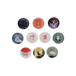 Collection de badges vintage 10 PCS - Princesse Mononoké