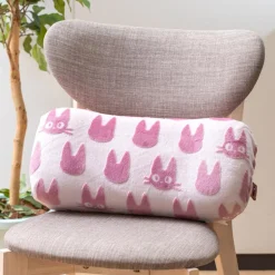 Coussin brique moiré Jiji silhouette - Kiki la petite sorcière
