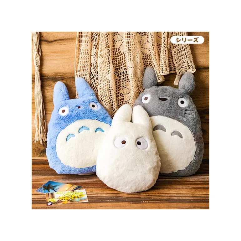 Coussin Nakayoshi Totoro Gris - Mon Voisin Totoro