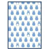 Couverture Silhouette Totoro Bleu 100x140 cm - Mon Voisin Totoro