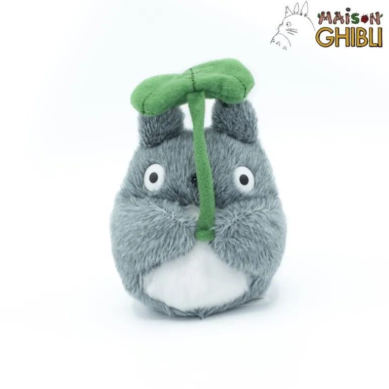 Peluche Beanbag Totoro Avec Sa Feuille - Mon Voisin Totoro