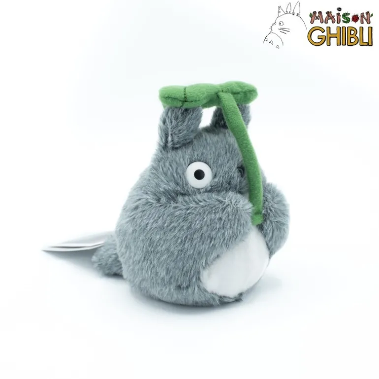 Peluche Beanbag Totoro Avec Sa Feuille - Mon Voisin Totoro