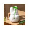 Peluche Nakayoshi Totoro Blanc avec feuille - Mon Voisin Totoro