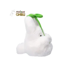 Peluche Nakayoshi Totoro Blanc avec feuille - Mon Voisin Totoro