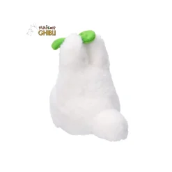 Peluche Nakayoshi Totoro Blanc avec feuille - Mon Voisin Totoro