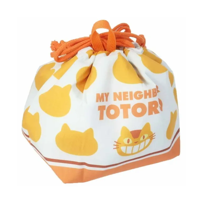 Sacoche à cordon Silhouette Chatbus 20 x 19 cm - Mon Voisin Totoro