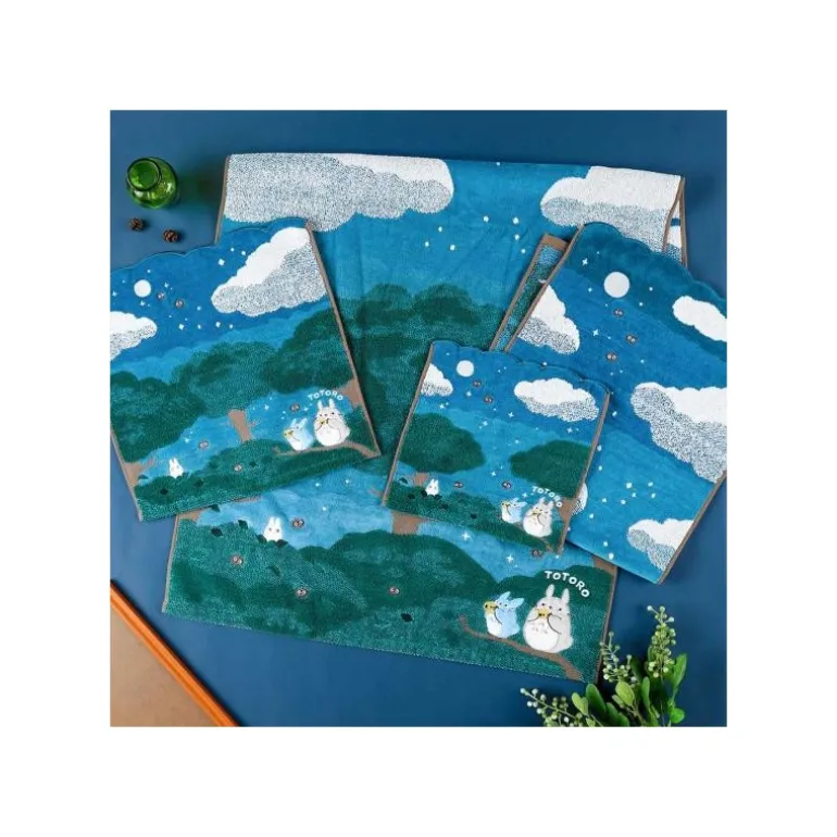 Serviette de bain Sous la lune 60 x 120 cm - Mon Voisin Totoro