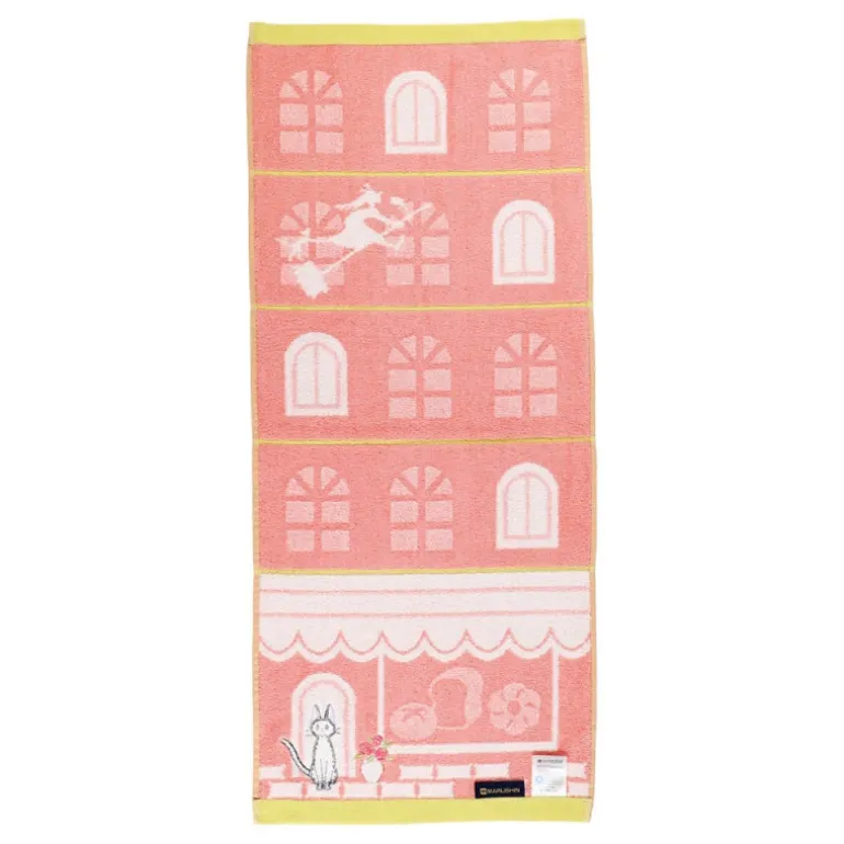 Serviette Jiji Coin de rue 34x80 cm - Kiki la petite sorcière
