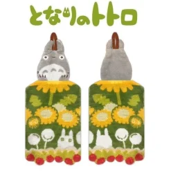 Serviette Mascotte Totoro Gris  20x45 cm- Mon Voisin Totoro
