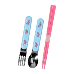 Set Baguettes Cuillère Fourchette Ponyo dans la mer - Ponyo sur la fa