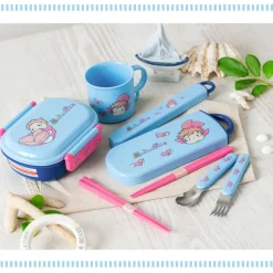 Set Baguettes Cuillère Fourchette Ponyo dans la mer - Ponyo sur la fa