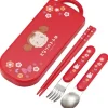 Set Baguettes Cuillère Fourchette Mei rouge - Mon Voisin Totoro