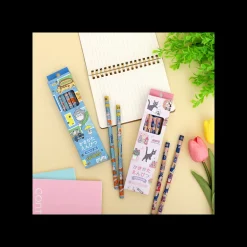 Set de 12 Crayons 2B Jiji & Kiki Shopping - Kiki la petite sorcière