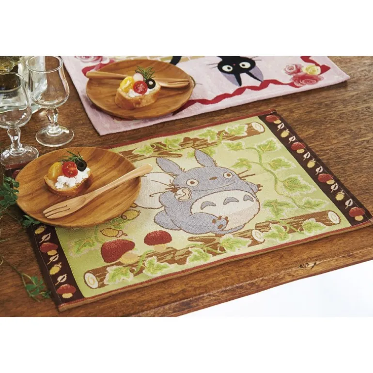 SET DE TABLE TISSU TOTORO BALUCHON - MON VOISIN TOTORO
