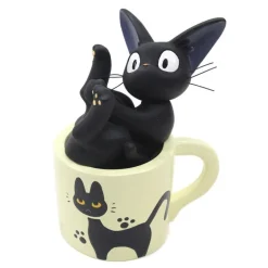 Soliflore Jiji dans sa tasse - Kiki la petite sorcière