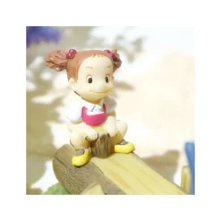 Statue Balancoire Mei Et Totoro Bleu Et Blanc  - Mon Voisin Totoro