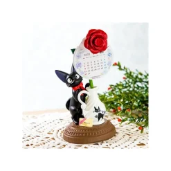 Statue Jiji et rose - Kiki la petite sorcière