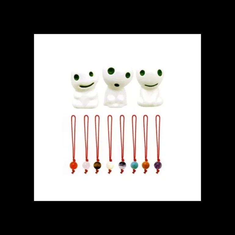 Statuette Kodama B & 1 Blind Pierre de Pouvoir - Princess Mononoké