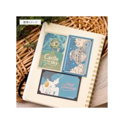 Stickers rétro Chihiro avec Haku & Aburaya - Le Voyage de Chihiro