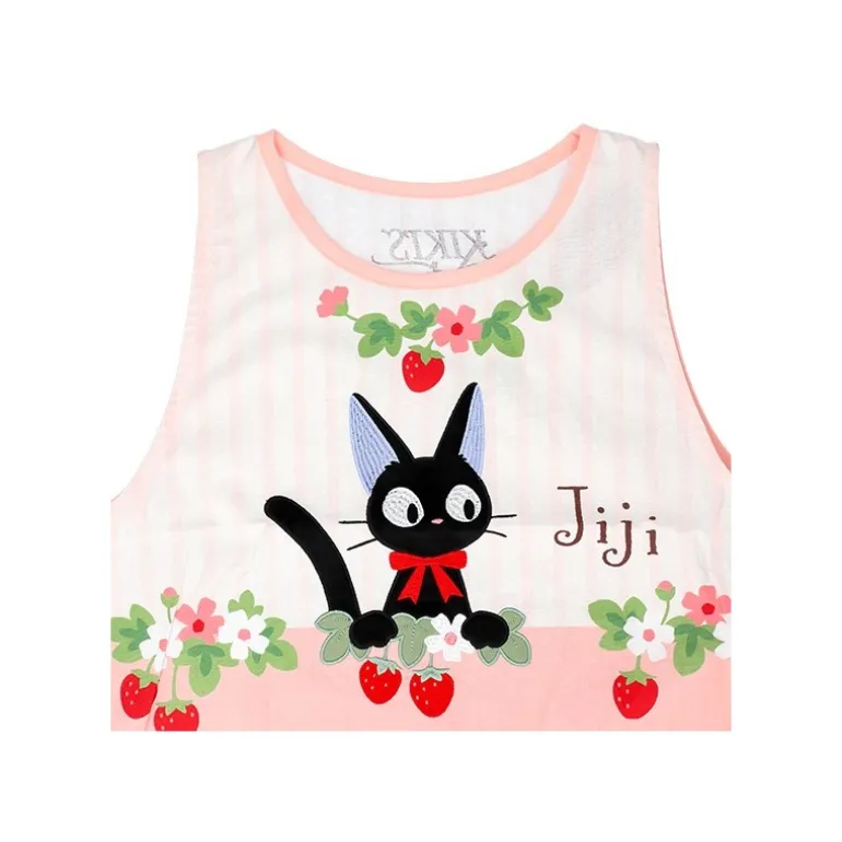 Tablier Jiji Fraises 84 x 61,5 cm - Kiki la petite sorcière