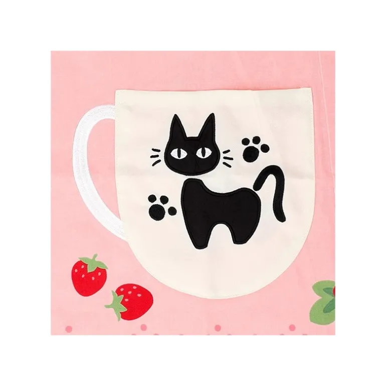 Tablier Jiji Fraises 84 x 61,5 cm - Kiki la petite sorcière