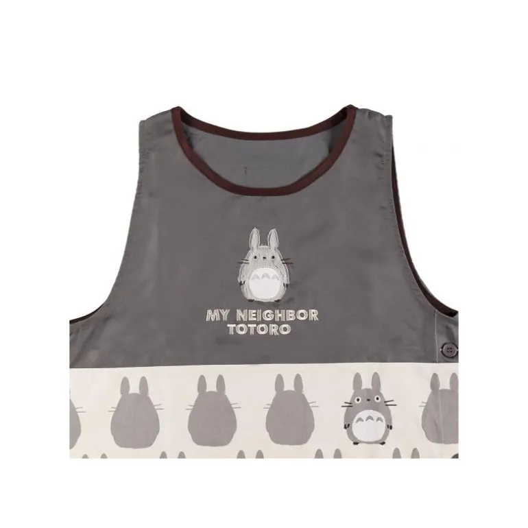 Tablier Silhouette Totoro Gris 84 x 61,5cm - Mon Voisin Totoro