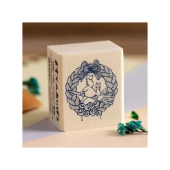 Tampon en bois Couronne de pain - Kiki la petite sorcière