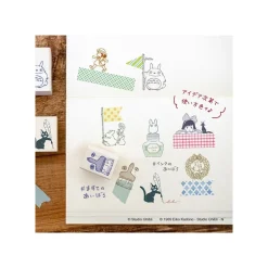 Tampon en bois Noiraudes & Pinceau - Mon Voisin Totoro