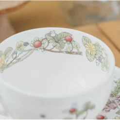 Tasse et Sous Tasse Totoro Fraise - Mon Voisin Totoro