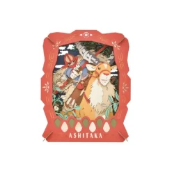 Théâtre de papier Ashitaka & Yakuru - Princesse Mononoké