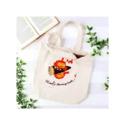 Tote bag Brodé Calcifer - Le Château ambulant