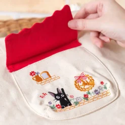 Tote bag Jiji Au milieu des fleurs - Kiki la petite sorcière