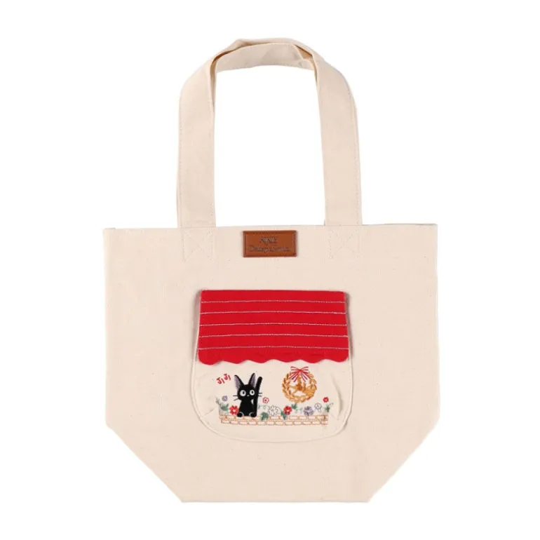 Tote bag Jiji Au milieu des fleurs - Kiki la petite sorcière