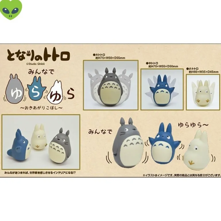 Trois Figurines à Collectionner Totoro - Mon Voisin Totoro