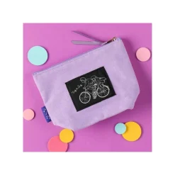 Trousse brodée Moon - Si tu tends l'oreille